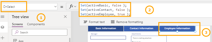 How To Create Tabs In PowerApps